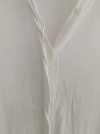 Camisa blanca sin mangas Talla M