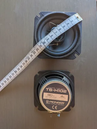 2 Altavoces Coche Pioneer. TS-H102 80W 4 Ohm