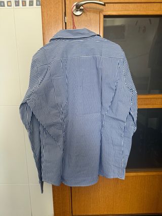 Camisa Ralph Lauren Talla M Rayas Azul/Blanco