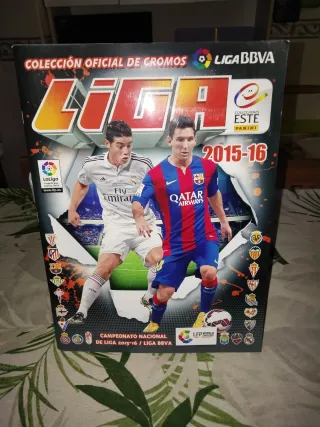 Álbum Liga BBVA 2015-16 Incompleto