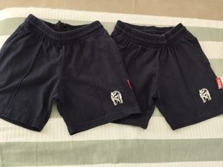 2 Pantalones cortos uniforme escolar