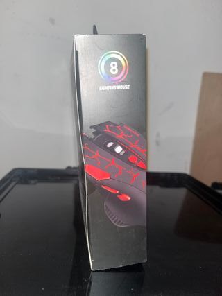 Ratón Gaming E252 Negro y Rojo