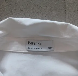 Camisa Bershka Torera Blanca Mujer