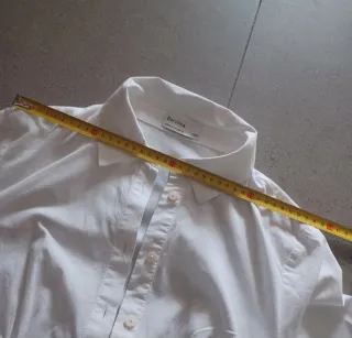 Camisa Bershka Torera Blanca Mujer