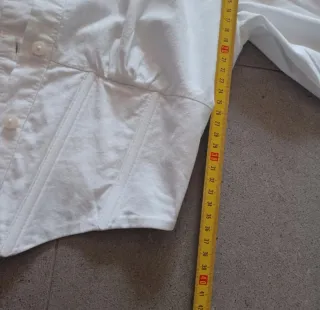Camisa Bershka Torera Blanca Mujer