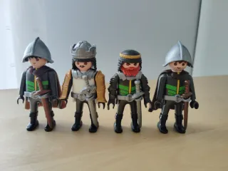 Playmobil Soldados Medievales Rey Caballero CUSTOM