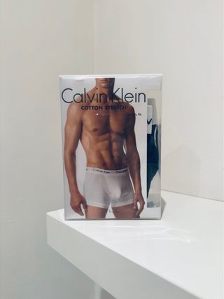 Boxer negro de algodón de Calvin Klein