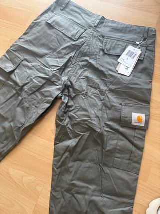 Pantalón Carhartt - Cargo Verde Militar