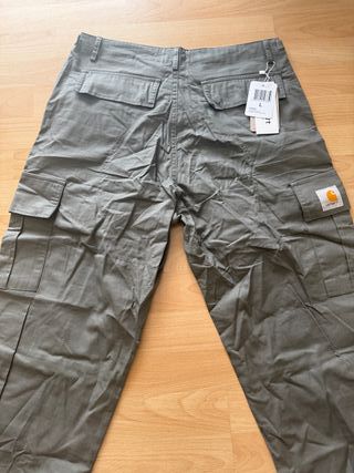Pantalón Carhartt - Cargo Verde Militar