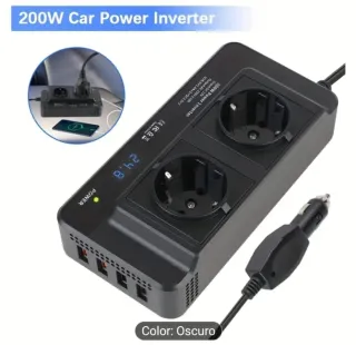 Convertidor Corriente Coche 200W