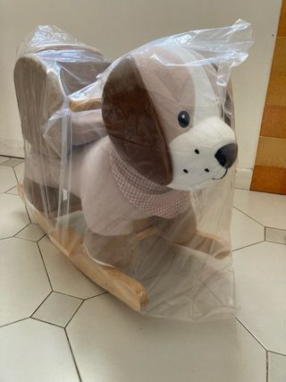 Cane a dondolo cane peluche