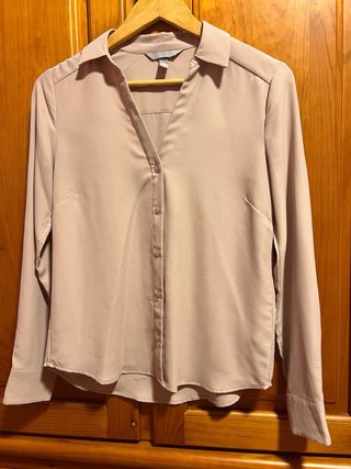 Blusa fluida H&M nude T.34