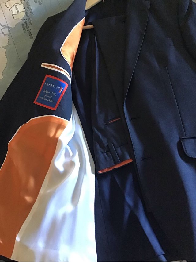 Traje El Ganso Talla 48 Azul