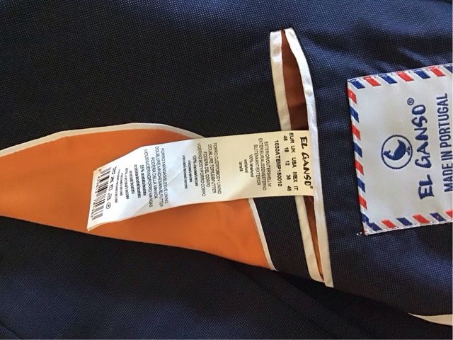 Traje El Ganso Talla 48 Azul