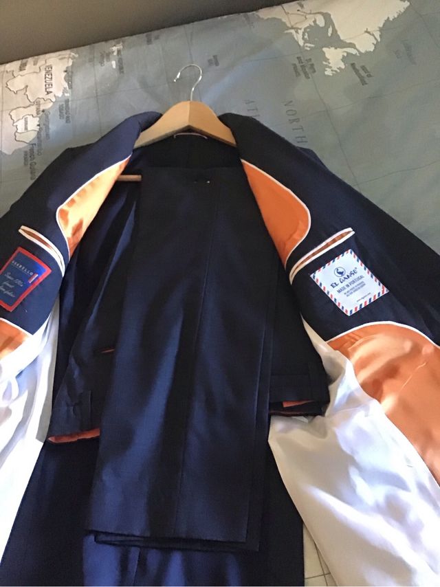 Traje El Ganso Talla 48 Azul