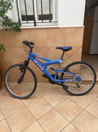 Bicicleta Montaña 24 Azul