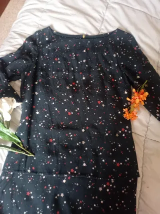 Vestido KOOKAI/Negro estrellas talla 36
