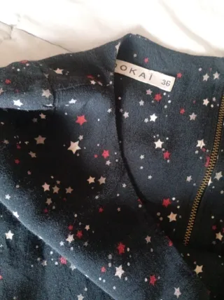 Vestido KOOKAI/Negro estrellas talla 36