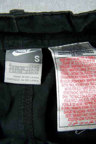 Pantalón Cargo Nike  Cortez Negro Hombre