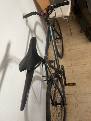 Bicicleta Fixie Verde Oscuro