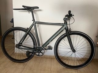 Bicicleta Fixie Verde Oscuro