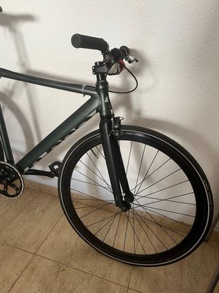 Bicicleta Fixie Verde Oscuro