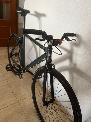 Bicicleta Fixie Verde Oscuro