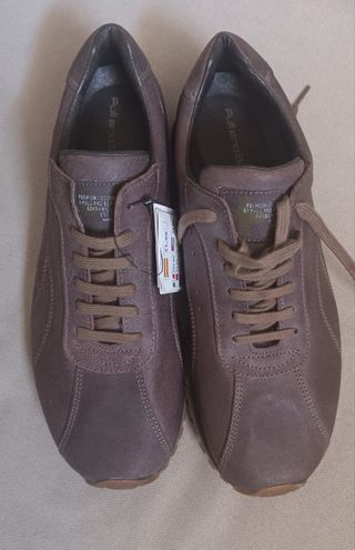 Zapatillas Pull and Bear caballero marrones