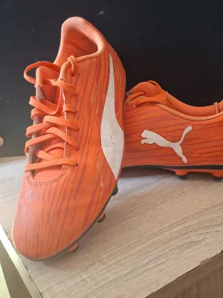 Botas de fútbol Puma Naranja Talla 45