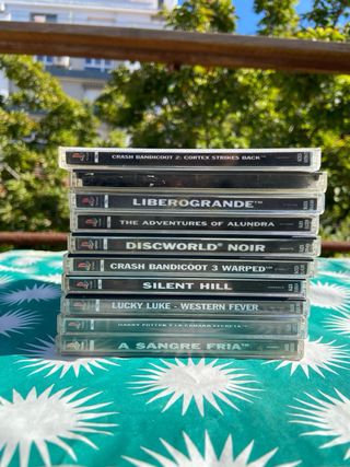 Lote 10 Juegos PS1 en Cds! 