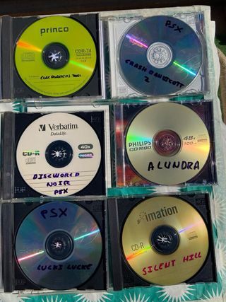 Lote 10 Juegos PS1 en Cds! 