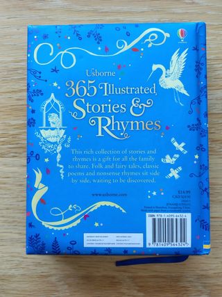 Libro en inglés “365 Illustrated Stories & Rhymes