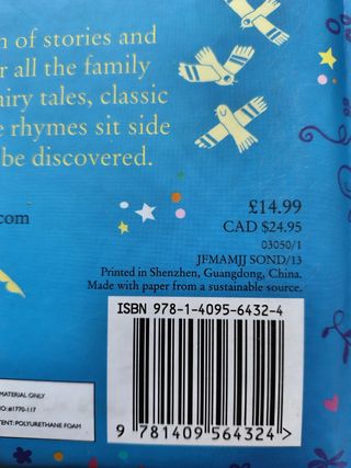 Libro en inglés “365 Illustrated Stories & Rhymes