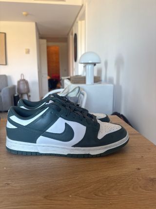 Zapatillas Nike Dunk Low Verdes y Blancas
