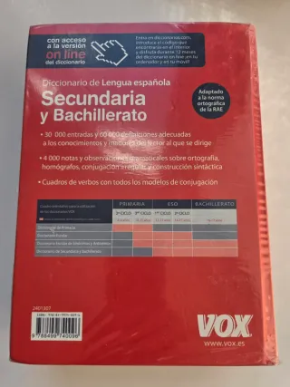 Diccionario de Secundaria y Bachillerato ,español