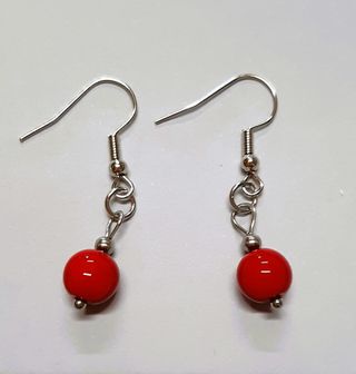 N. T-001 Coral - Conjunto Pulsera y Pendientes 