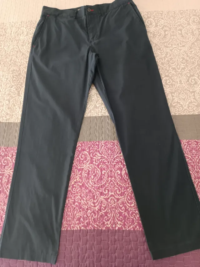 Pantalones de vestir hombre azul marino