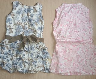 2 vestidos  eventos 4 años