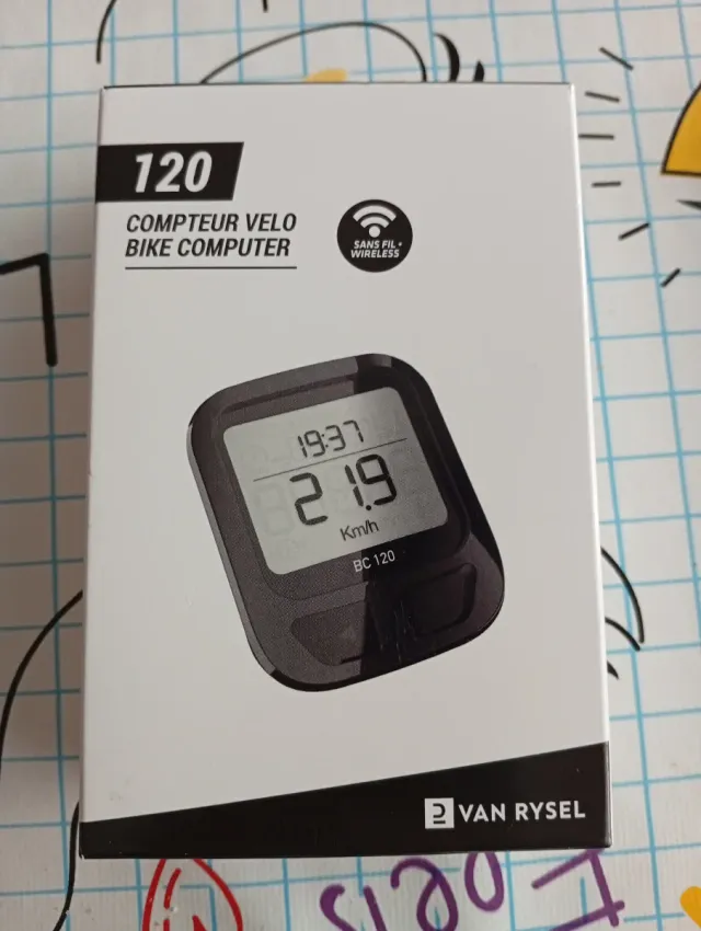 Ciclocomputador Van Rysel 120 Inalámbrico