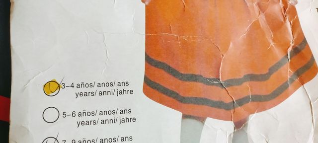 Disfraz Pastora 3-4 años