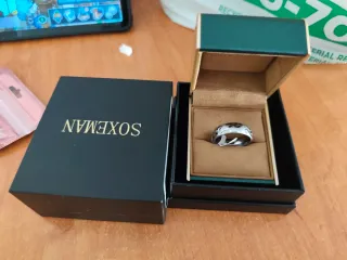 Anillo SOXEMAS Hombre Plata Multicolor