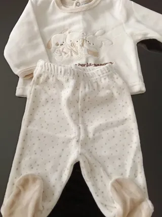 Conjunto bebé 0 meses peluche estrellas