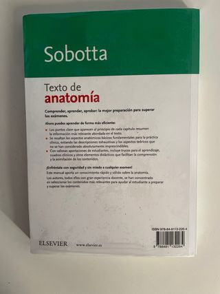 Sobotta. Texto de anatomía