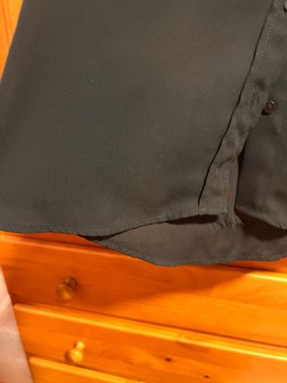 Blusa MNG Suit negra fluida talla XS