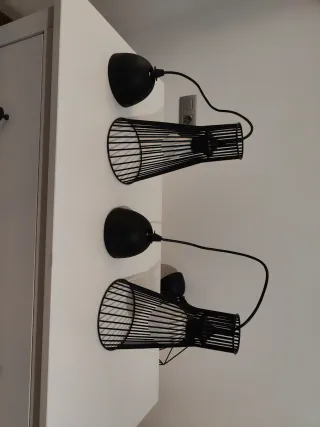 Lámpara de techo negra Ikea