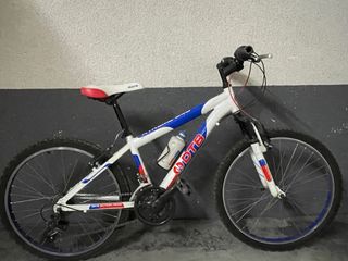 Bicicleta de Montaña DTB Blanca y Azul