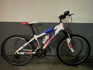 Bicicleta de Montaña DTB Blanca y Azul