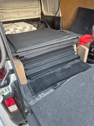 Suelo de gimnasio 1x1m, 1.5cm grosor