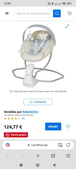 Balancín mecedora Hamaca babygo