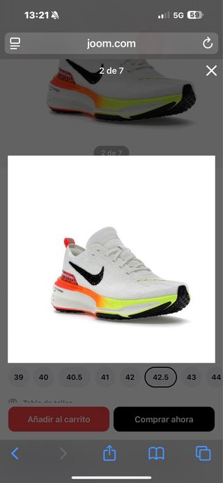Nike Invincible 3 - Talla 43